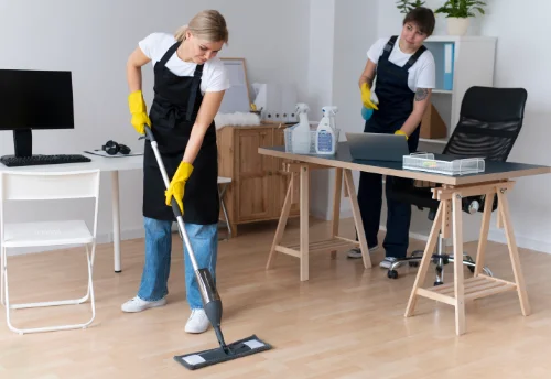 Nettoyage de bureau professionnel à Saint-Étienne-du-Bois